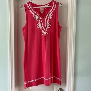 EUC crown and ivy shift dress coral